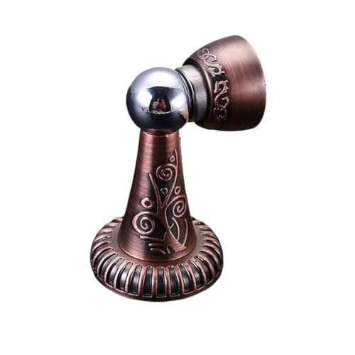 CHOUXUANGA Magnetischer Türstopper, Leiser Türhalter Toilettenglastürverschluss Versteckter Türstopper Möbelbeschläge(Rosso) von CHOUXUANGA