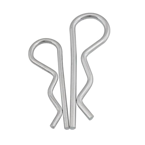 CHOUXUANGA R-Clipstift, Stahl R-Typ Federsplint Wellenform Split Clip Klemme Haar Traktorstift for Auto M1 M1.2 M1.8 M2 M3 M3.5 M4 M5 M6 M7(M1.0x16,20pcs) von CHOUXUANGA
