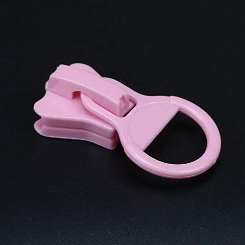 CHOUXUANGA Reißverschlüsse, Reißverschlüsse, Spiralreißverschlüsse, Nahttrenner, Nähwerkzeuge, supergroß, Kunststoff Nr. 20, Größe: 20(Plastic Pull Pink) von CHOUXUANGA
