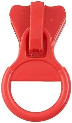CHOUXUANGA Reißverschlüsse, Reißverschlüsse, Spiralreißverschlüsse, Nahttrenner, Nähwerkzeuge, supergroß, Kunststoff Nr. 20, Größe: 20(Plastic Pull Red) von CHOUXUANGA