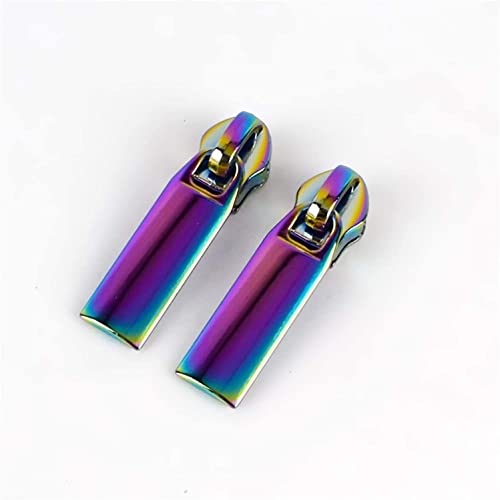 CHOUXUANGA Reißverschlüsse, Reißverschluss-Reparaturset, einfaches und stilvolles 20-teiliges 5# Nylon-Reißverschluss-Zubehör for Daunenjackentaschen(Colored) von CHOUXUANGA