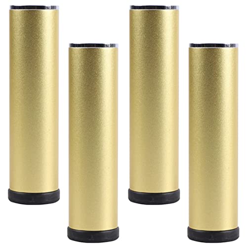 CHOUXUANGA Verstellbare Möbelbeine, 4 Stück verstellbare, robuste Sofabeine, runde Schrankbeine, Schrankfüße, Küchenfüße, Kommodenbeine, Stützfüße, 6–40 cm(8cm) von CHOUXUANGA