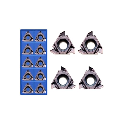 CHPGKGVNVT 10 Stücke MMT16ER AG55 AG60 ISO100 ISO125 150 175 200 250 300 11 Watt 14 Watt VP15TF CNC gewindefräser Hartmetallwerkzeug gewindeeinsatz Fräseinsätze(16IRM-200ISO-S-DMH25) von CHPGKGVNVT