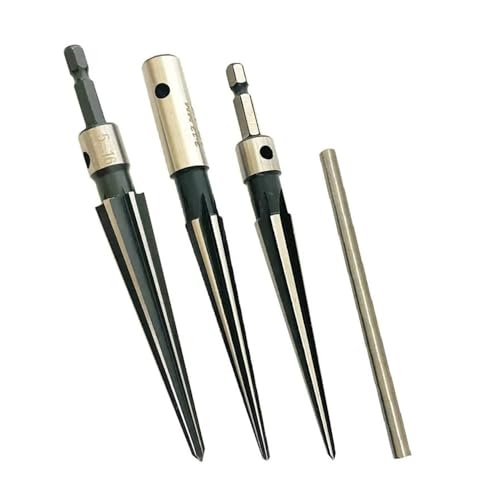 CHPGKGVNVT 3 Stücke 3-13mm & 5-16mm Kegelreibahle Handreibahle Metallreibahle Entgraten Vergrößern Stiftloch Handreibahle for Holz Metall Kunststoff Bohrwerkzeuge Reibahle(Hexagon 5-16mm) von CHPGKGVNVT