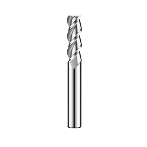 CHPGKGVNVT 3-teiliger 1,0-20,0 mm CNC-Maschinenbearbeitungsfräser HRC50/55/65 3-schneidiger Hartmetall-Flachfräser for die Verarbeitung von Aluminiumteilen Fräseinsätze(HRC50,10x40Cx10Dx100L) von CHPGKGVNVT