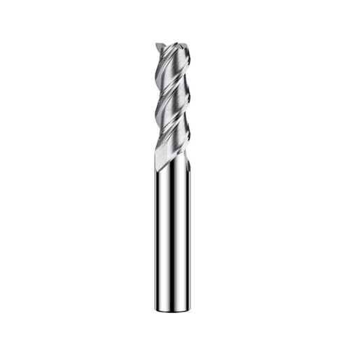 CHPGKGVNVT 3-teiliger 1,0-20,0 mm CNC-Maschinenbearbeitungsfräser HRC50/55/65 3-schneidiger Hartmetall-Flachfräser for die Verarbeitung von Aluminiumteilen Fräseinsätze(HRC55,3.0x8Cx3Dx50L) von CHPGKGVNVT
