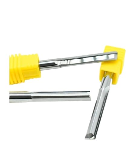 CHPGKGVNVT 5 stücke Wolframkarbid 2 Flöte Gerader Schlitz Schaftfräser 3,175/4/5/6mm Schaft CNC Fräser Bit for Holz PVC MDF Fräser Werkzeug Fräseinsätze(5pcs 3.175x1.0x5x38) von CHPGKGVNVT