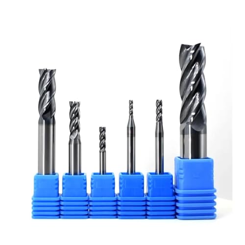 CHPGKGVNVT HRC55 Zoll Fräser 1/8 1/4 3/8 3/16 5/12 4 Flöte Hartmetall-Schaftfräser CNC-Werkzeug TiAlN-Beschichtung Stahlschneider Fräseinsätze(5-32x9-16x3-16x2) von CHPGKGVNVT