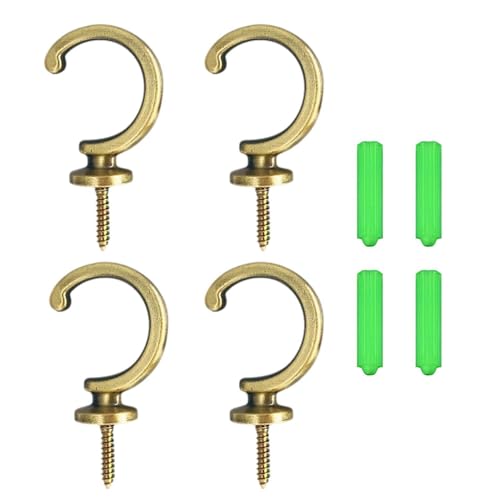 4 Stück Vorhanghaken Aus Metall Und 4 Stück Expansionsrohre, Vorhangzubehör, Vorhanghilfen, Vorhang-Krawattenhaken 4 Stück Vorhanghaken Aus Metall Und 4 Stück Expansionsrohre, Vorhangzubehör, Vorhanghilfen, Vorhang-Krawattenhaken von CHROMACRAFT