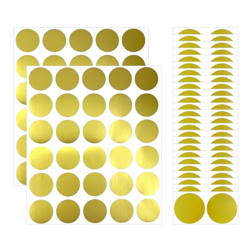 CHROMACRAFT 110 Goldene Runde Rubbelaufkleber, Kreative Aufkleber, Überraschungskartenherstellung, Beschichtete Aufkleber, DIY-Kartenmaterialien CHROMACRAFT 110 Goldene Runde Rubbelaufkleber, Kreative Aufkleber, Überraschungskartenherstellung, Beschichtete Aufkleber, DIY-Kartenmaterialien von CHROMACRAFT