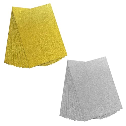 CHROMACRAFT 20 Blatt Glitzerpapier, DIY-Kartenmaterial, Bastelpapier, Dekorpapier, Können Zum Dekorieren Von Grußkarten, Einladungen Und Fotoalben Verwendet Werden CHROMACRAFT 20 Blatt Glitzerpapier, DIY-Kartenmaterial, Bastelpapier, Dekorpapier, Können Zum Dekorieren Von Grußkarten, Einladungen Und Fotoalben Verwendet Werden von CHROMACRAFT
