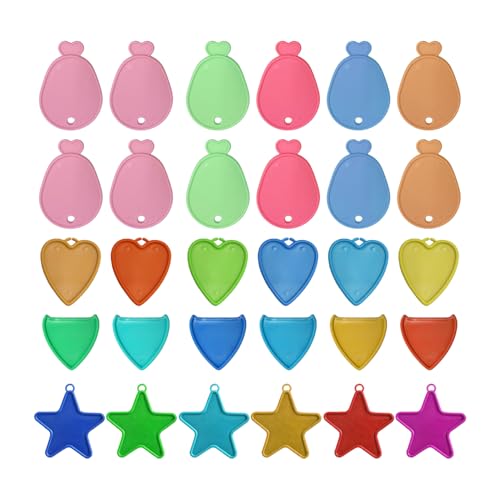 CHROMACRAFT 30 Stück Helium-Ballongewichte, Bunte Ballongewichte, Ballonanhänger Aus Kunststoff, Geeignet Für Geburtstage, Hochzeiten, Partys Und Feiern (Zufällige Stile Und Farben) von CHROMACRAFT