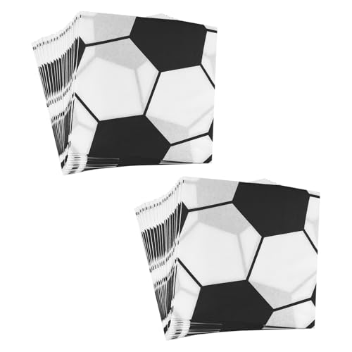 CHROMACRAFT 40 Fußballservietten, Kindergeburtstagsservietten, Fußballdruckservietten, Quadratische Fußballservietten Für Kindergeburtstage, Feiertage, Partys CHROMACRAFT 40 Fußballservietten, Kindergeburtstagsservietten, Fußballdruckservietten, Quadratische Fußballservietten Für Kindergeburtstage, Feiertage, Partys von CHROMACRAFT