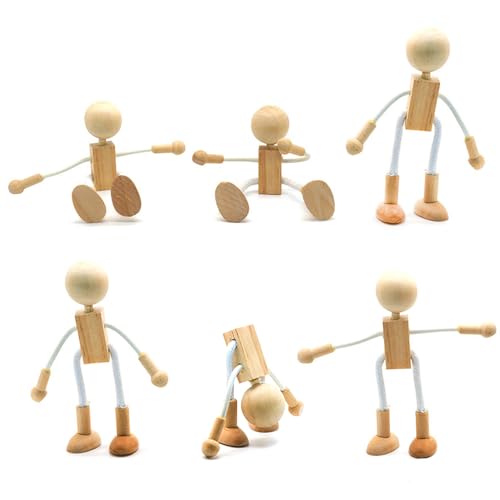 CHROMACRAFT 6 Stück Holzspielzeug, Kinderspielzeug, Tischdekoration, Kreatives Spielzeug, Interessantes Spielzeug CHROMACRAFT 6 Stück Holzspielzeug, Kinderspielzeug, Tischdekoration, Kreatives Spielzeug, Interessantes Spielzeug von CHROMACRAFT