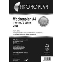 CHRONOPLAN Kalendereinlage 2026 Wochenplan A4 CHRONOPLAN Kalendereinlage 2026 Wochenplan A4 von CHRONOPLAN