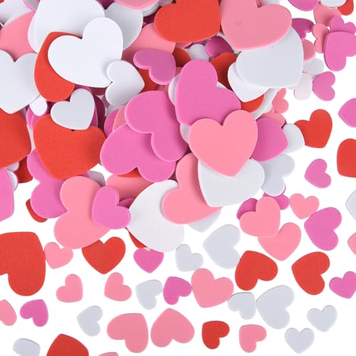 CHRORINE 350 Stück Schaumstoff-Herz-Aufkleber, Valentinstag, selbstklebende Herzformen, bunte Aufkleber für Valentinstag, Dekoration, Hochzeitsbedarf, DIY, Kunst, Handwerk, gemischter Stil 7 CHRORINE 350 Stück Schaumstoff-Herz-Aufkleber, Valentinstag, selbstklebende Herzformen, bunte Aufkleber für Valentinstag, Dekoration, Hochzeitsbedarf, DIY, Kunst, Handwerk, gemischter Stil 7 von CHRORINE