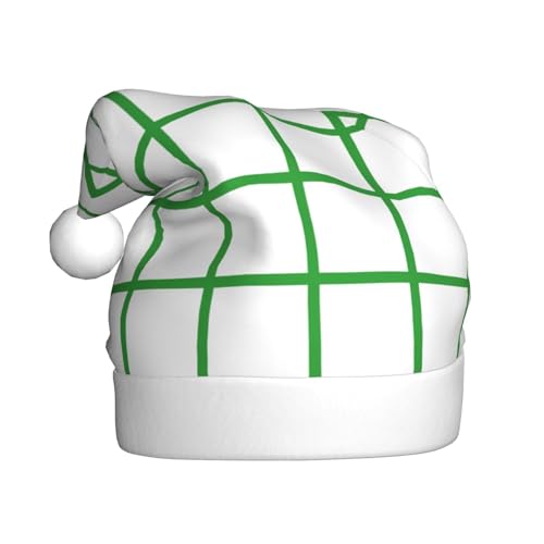 CHRYSM Festliche Weihnachtsmütze, langlebige Farbe, perfektes Accessoire für Feiertage, Erwachsenengröße, weiße Farbe von CHRYSM