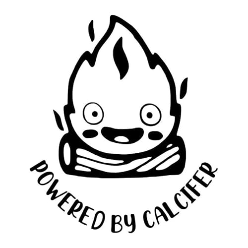 CHSLO Angetrieben von Calcifer Kraftstofftankdeckel Auto Aufkleber Abdeckung Kratzer Fenster Aufkleber für Motorrad Laptop Telefon Helm Dekoration CHSLO Angetrieben von Calcifer Kraftstofftankdeckel Auto Aufkleber Abdeckung Kratzer Fenster Aufkleber für Motorrad Laptop Telefon Helm Dekoration von CHSLO