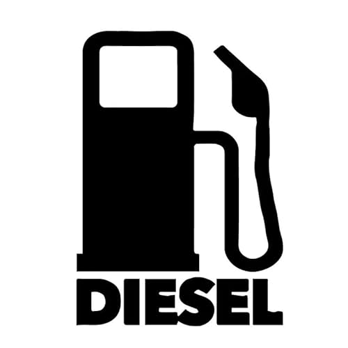 CHSLO Auto Aufkleber DIESEL NUR DIESEL Kraftstoff Motorrad Dekoratives Zubehör Kreative Wasserdicht und Sonnenschutz Vinyl Aufkleber von CHSLO