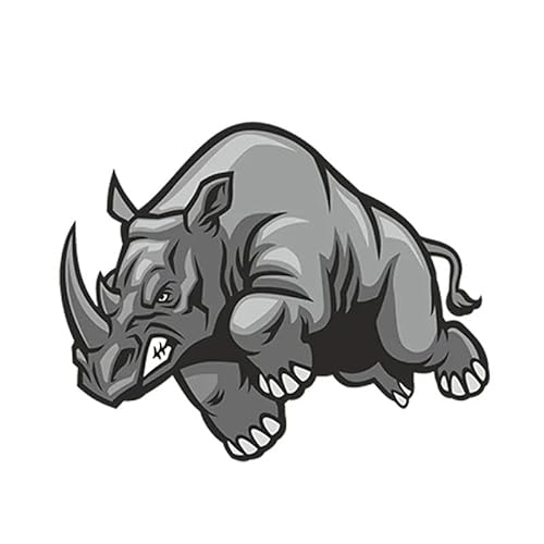 CHSLO Auto Aufkleber Dekor Motorrad Aufkleber Angry Rhino Vinyl Dekoratives Zubehör Wasserdicht und Sonnenschutz Vinyl Aufkleber CHSLO Auto Aufkleber Dekor Motorrad Aufkleber Angry Rhino Vinyl Dekoratives Zubehör Wasserdicht und Sonnenschutz Vinyl Aufkleber von CHSLO
