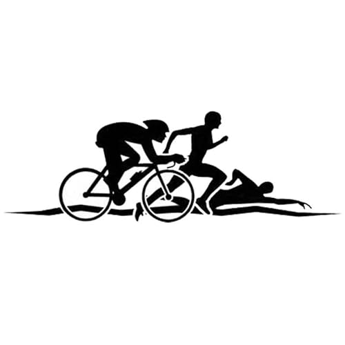 CHSLO Auto Aufkleber Kreativer Triathlon Lustiger Körper Wasserdicht und Sonnenschutz Vinyl Aufkleber CHSLO Auto Aufkleber Kreativer Triathlon Lustiger Körper Wasserdicht und Sonnenschutz Vinyl Aufkleber von CHSLO