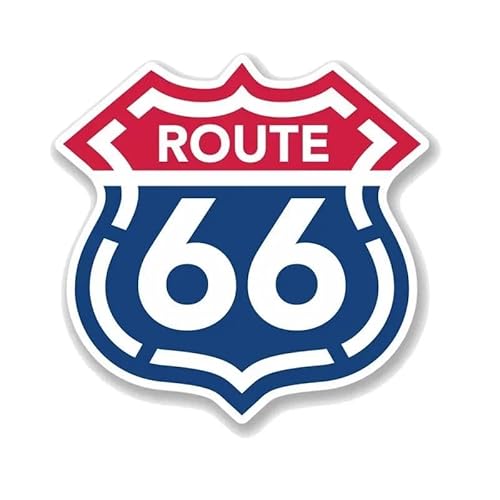 CHSLO Auto Aufkleber Lustig US Vinyl Runde US Route 66 Zeichen Reise Aufkleber PVC Wasserdichte Sonnencreme CHSLO Auto Aufkleber Lustig US Vinyl Runde US Route 66 Zeichen Reise Aufkleber PVC Wasserdichte Sonnencreme von CHSLO