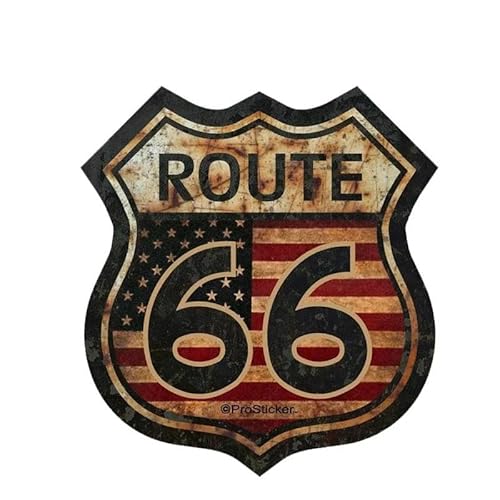 CHSLO Auto Aufkleber Lustig US Vinyl Runde US Route 66 Zeichen Reise Aufkleber PVC Wasserdichte Sonnencreme CHSLO Auto Aufkleber Lustig US Vinyl Runde US Route 66 Zeichen Reise Aufkleber PVC Wasserdichte Sonnencreme von CHSLO