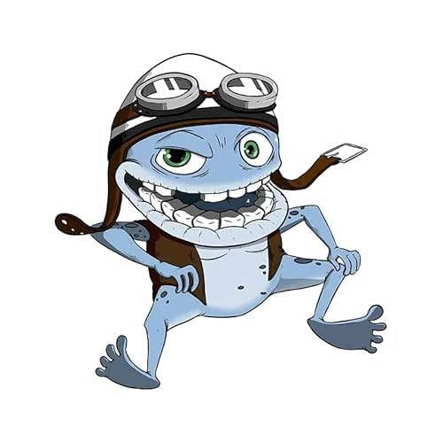 CHSLO Auto Aufkleber Motorrad Aufkleber Lustig Verrückter Frosch Cartoon Dekoratives Zubehör, um Kratzer wasserdicht abzudecken CHSLO Auto Aufkleber Motorrad Aufkleber Lustig Verrückter Frosch Cartoon Dekoratives Zubehör, um Kratzer wasserdicht abzudecken von CHSLO