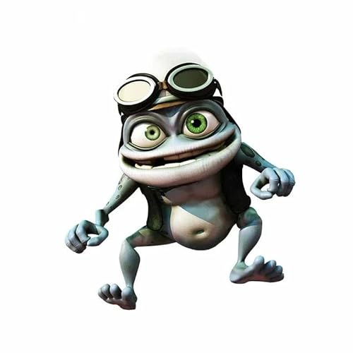 CHSLO Auto Aufkleber Motorrad Aufkleber Lustig Verrückter Frosch Cartoon Dekoratives Zubehör, um Kratzer wasserdicht abzudecken von CHSLO