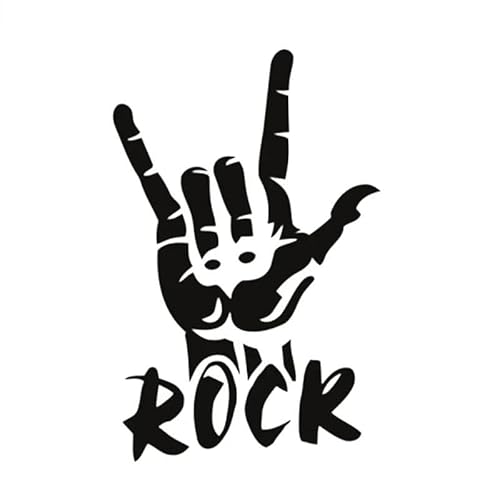 CHSLO Auto Aufkleber Rock Finger Lustige Aufkleber Auto Wasserdicht und Sonnenschutz Vinyl Aufkleber von CHSLO