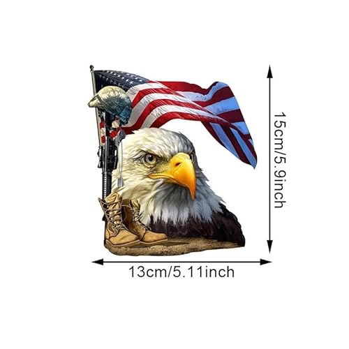 CHSLO Auto Aufkleber Unsere Flagge Weißkopfseeadler Amerikanische Flagge Wasserdichte Vinyl Aufkleber Fenster Autozubehör CHSLO Auto Aufkleber Unsere Flagge Weißkopfseeadler Amerikanische Flagge Wasserdichte Vinyl Aufkleber Fenster Autozubehör von CHSLO