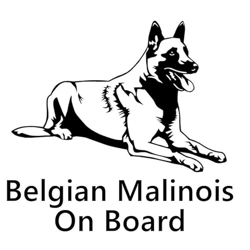 CHSLO Auto Aufkleber Wasserdicht und Sonnenschutz Vinyl Aufkleber Belgischer Schäferhund Malinois Motorrad Dekoratives Zubehör Kreativ CHSLO Auto Aufkleber Wasserdicht und Sonnenschutz Vinyl Aufkleber Belgischer Schäferhund Malinois Motorrad Dekoratives Zubehör Kreativ von CHSLO