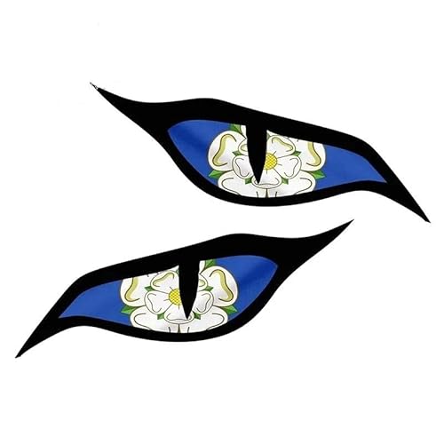 CHSLO Auto Aufkleber für Böse Gelb Augen RV Motorrad Okklusion Kratzer Wasserdichte Windschutzscheibe VAN Anime Aufkleber VINYL STICKER Produkte von CHSLO