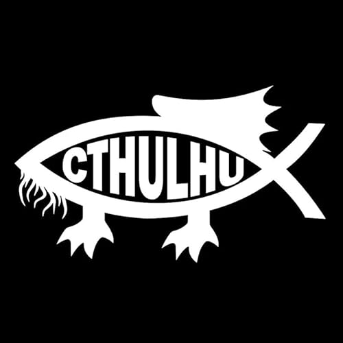 CHSLO Autoaufkleber 13,7 cm * 7,8 cm Cthulhu Fisch Mode Auto Aufkleber Dekor Vinyl Aufkleber CHSLO Autoaufkleber 13,7 cm * 7,8 cm Cthulhu Fisch Mode Auto Aufkleber Dekor Vinyl Aufkleber von CHSLO
