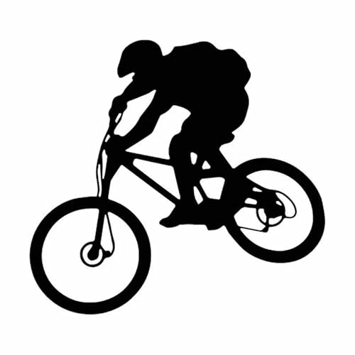 CHSLO Autoaufkleber 15,5 cm * 14,4 cm Radfahren Mountainbike Reiter zarte Vinly Aufkleber Interessantes Dekor Auto Aufkleber Schwarz/Silber CHSLO Autoaufkleber 15,5 cm * 14,4 cm Radfahren Mountainbike Reiter zarte Vinly Aufkleber Interessantes Dekor Auto Aufkleber Schwarz/Silber von CHSLO
