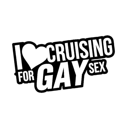 CHSLO Autoaufkleber 15,7 cm * 8 cm Spaß ICH LIEBE CRUISING FÜR SCHWULEN SEX Auto Fenster Aufkleber Aufkleber Schwarz Silber Vinyl CHSLO Autoaufkleber 15,7 cm * 8 cm Spaß ICH LIEBE CRUISING FÜR SCHWULEN SEX Auto Fenster Aufkleber Aufkleber Schwarz Silber Vinyl von CHSLO