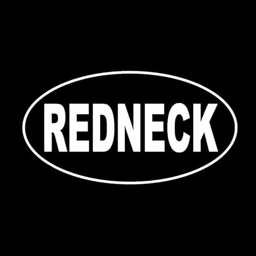 CHSLO Autoaufkleber 15CM * 7,8CM REDNECK Oval Auto Aufkleber Vinyl Aufkleber Schwarz Silber CHSLO Autoaufkleber 15CM * 7,8CM REDNECK Oval Auto Aufkleber Vinyl Aufkleber Schwarz Silber von CHSLO