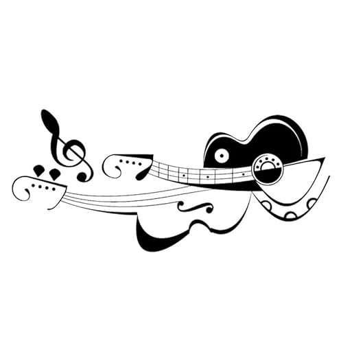 CHSLO Autoaufkleber 17,5 cm * 7,7 cm Mode Musiker Gitarre Geige Musik Auto Aufkleber Vinyl CHSLO Autoaufkleber 17,5 cm * 7,7 cm Mode Musiker Gitarre Geige Musik Auto Aufkleber Vinyl von CHSLO
