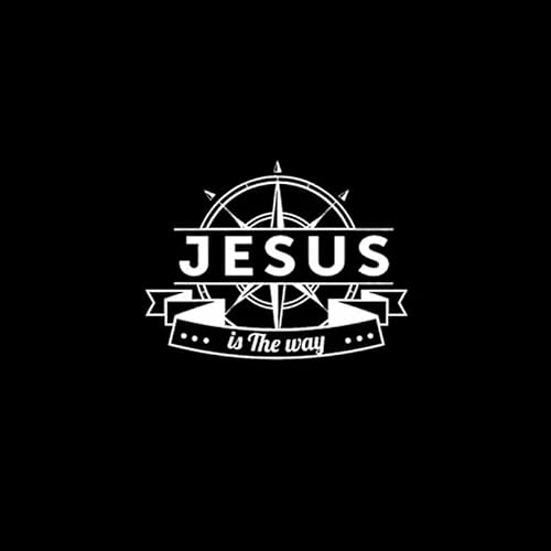 CHSLO Autoaufkleber 17,8 cm * 13,4 cm Jesus ist der Weg Vinyl Auto Motorrad Aufkleber Aufkleber Schwarz Silber CHSLO Autoaufkleber 17,8 cm * 13,4 cm Jesus ist der Weg Vinyl Auto Motorrad Aufkleber Aufkleber Schwarz Silber von CHSLO