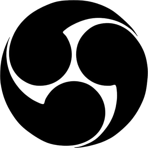 CHSLO Autoaufkleber 9,5 cm * 9,5 cm Japanischer Shinto Tomoye Symbol Vinyl Auto Aufkleber Motorrad Schwarz/Silber CHSLO Autoaufkleber 9,5 cm * 9,5 cm Japanischer Shinto Tomoye Symbol Vinyl Auto Aufkleber Motorrad Schwarz/Silber von CHSLO