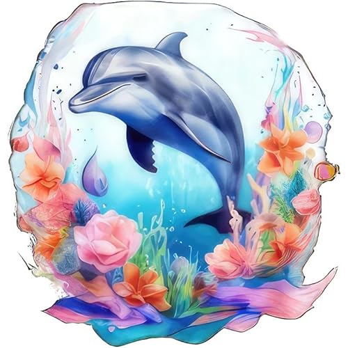 CHSLO Autoaufkleber Cartoon Dolphin Zuhause Dekorative Wandaufkleber Für Zuhause Dekoration Wandaufkleber CHSLO Autoaufkleber Cartoon Dolphin Zuhause Dekorative Wandaufkleber Für Zuhause Dekoration Wandaufkleber von CHSLO