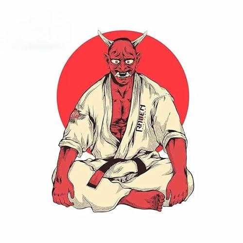 CHSLO Autoaufkleber für die sanfte Kunst des Jiu Jitsu Schimpanse Vinyl feine Fensteraufkleber Abdeckung Kratzer Dekor von CHSLO