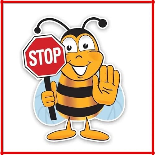 CHSLO BEE STOP Dekorieren Auto Aufkleber Automobile Motorräder Außenzubehör Reflektierende AufkleberAbdecken von Kratzern CHSLO BEE STOP Dekorieren Auto Aufkleber Automobile Motorräder Außenzubehör Reflektierende AufkleberAbdecken von Kratzern von CHSLO