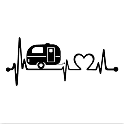 CHSLO Caravan Love Heartbeat Car Sticker Camper Body Window Stickers Car Styling Vinyl Decals CHSLO Caravan Love Heartbeat Car Sticker Camper Body Window Stickers Car Styling Vinyl Decals von CHSLO