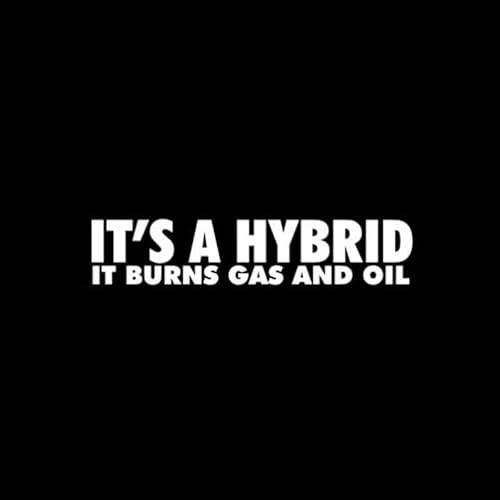 CHSLO ES IST EIN HYBRID, ER VERBRENNT GAS UND ÖL Auto Aufkleber Automobile Motorräder Exterieur Zubehör Vinyl Aufkleber CHSLO ES IST EIN HYBRID, ER VERBRENNT GAS UND ÖL Auto Aufkleber Automobile Motorräder Exterieur Zubehör Vinyl Aufkleber von CHSLO