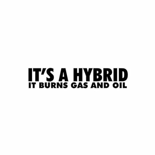 CHSLO ES IST EIN HYBRID, ER VERBRENNT GAS UND ÖL Auto Aufkleber Automobile Motorräder Exterieur Zubehör Vinyl Aufkleber CHSLO ES IST EIN HYBRID, ER VERBRENNT GAS UND ÖL Auto Aufkleber Automobile Motorräder Exterieur Zubehör Vinyl Aufkleber von CHSLO