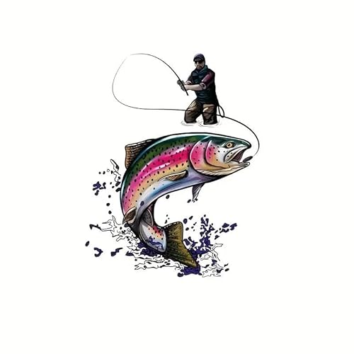 CHSLO Forelle Fisch Auto Aufkleber Wasserdicht Aufkleber Lustige Auto Zubehör Sonnencreme Wohnwagen Kühlschränke Dekor CHSLO Forelle Fisch Auto Aufkleber Wasserdicht Aufkleber Lustige Auto Zubehör Sonnencreme Wohnwagen Kühlschränke Dekor von CHSLO