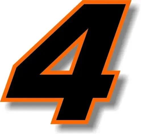 CHSLO Für Auto Rennnummer Quadrat Schriftart Schwarz mit Orange Rand Aufkleber PVC Wasserdicht Selbstklebende Autos Aufkleber CHSLO Für Auto Rennnummer Quadrat Schriftart Schwarz mit Orange Rand Aufkleber PVC Wasserdicht Selbstklebende Autos Aufkleber von CHSLO