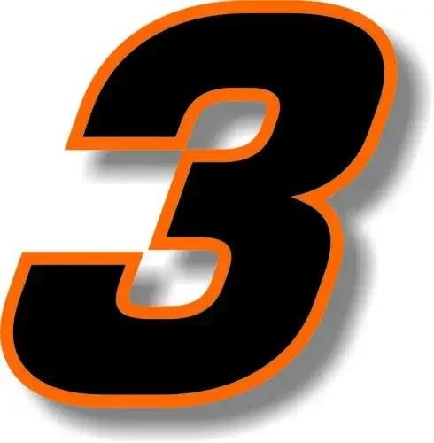CHSLO Für Auto Rennnummer Quadrat Schriftart Schwarz mit Orange Rand Aufkleber PVC Wasserdicht Selbstklebende Autos Aufkleber CHSLO Für Auto Rennnummer Quadrat Schriftart Schwarz mit Orange Rand Aufkleber PVC Wasserdicht Selbstklebende Autos Aufkleber von CHSLO