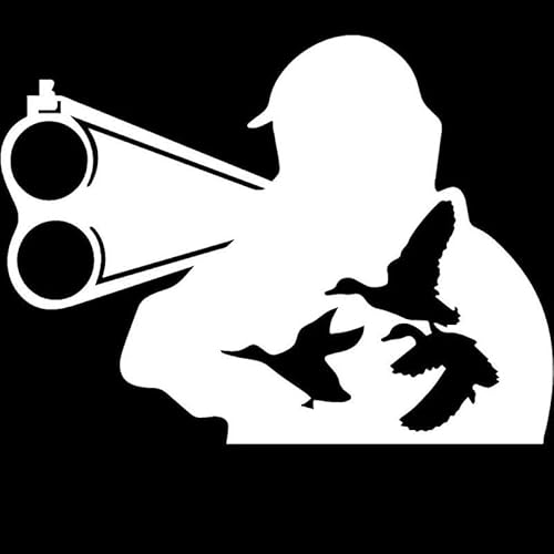 CHSLO Jäger Wildente Jagd Mode Auto Aufkleber Automobile Außenzubehör Vinyl Aufkleber von CHSLO